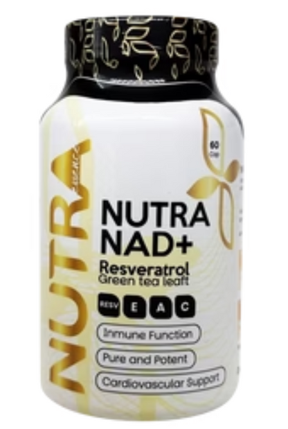 ⚡ RESVERATROL + NAD+ + NAC – Energía Celular, Juventud y Protección en una Fórmu